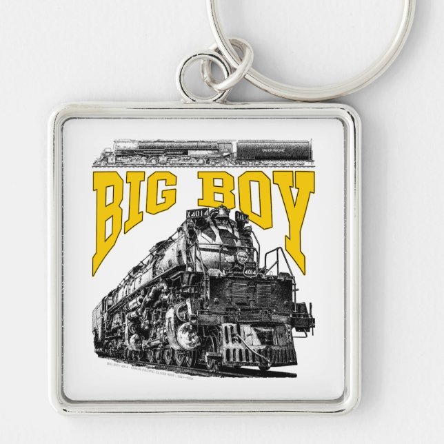 Big Boy 4014 Steam Loco. Union Pacific Class 4000 Key Ring (Front)