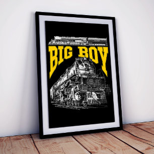 Big Boy 4014 Steam Loco. Union Pacific Class 4000 Photo Print