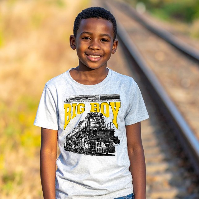 Big Boy 4014 Steam Loco. Union Pacific Class 4000 T-Shirt (Big Boy 4014 Steam Loco. Union Pacific Class 4000. Boy Basic T-Shirt )