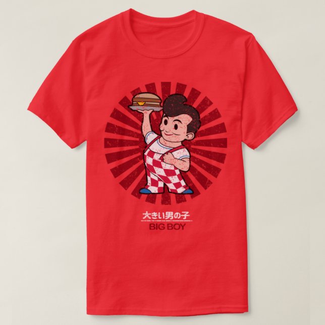 Big Boy Retro Vintage T-Shirt (Design Front)