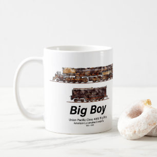 Big Boy Vintage Steam Train American Locomotive Coffee Mug