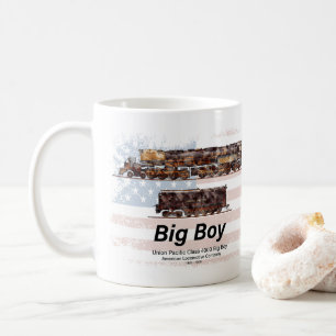 Big Boy Vintage Steam Train American Locomotive Coffee Mug