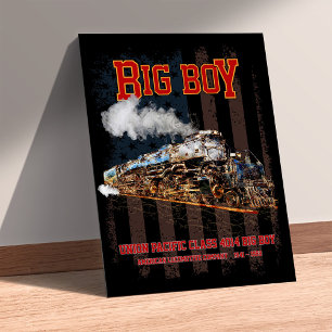 Big Boy Vintage Steam Train American Locomotive  Photo Print