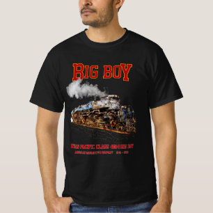 Big Boy Vintage Steam Train American Locomotive  T-Shirt