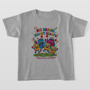 Big Brains, Bright Hearts – 1st & 2nd Grade Back-t T-Shirt
