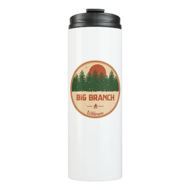 Big Branch Wilderness Vermont Thermal Tumbler (Front)