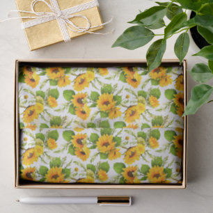 Big Bright Sunflowers Summer Tissue Paper