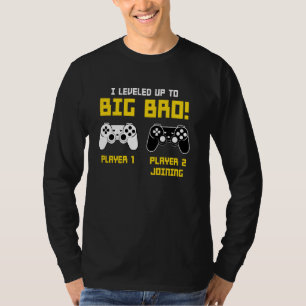Big Bro Announcement Brother Gamer Controller Gami T-Shirt
