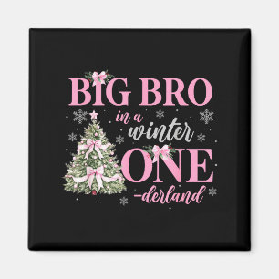 Big Bro In A Winter Onederland Birthday Girl Chris Magnet