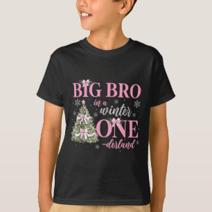 Big Bro In A Winter Onederland Birthday Girl Chris T-Shirt