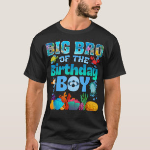 Big Bro Of The Birthday Boy Aquarium Sea Animals T-Shirt