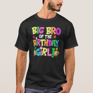 Big Bro of the Birthday Girl   Artist Dad Daddy Pa T-Shirt