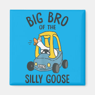 Big Bro Of The Silly Goose 1st Birthday Kids Magnet