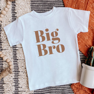 Big Bro | Rust Matching Sibling Family Baby T-Shirt
