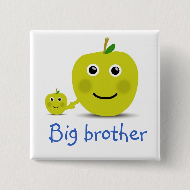 Big Brother 15 Cm Square Badge (Front)