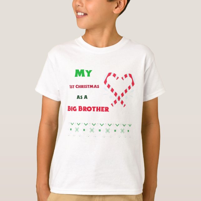 Big Brother 1st Christmas T-Shirt (Front)