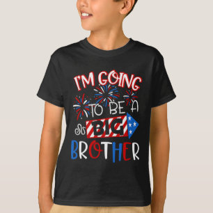 Big Brother 4th Of July Firework Pregnancy Announc T-Shirt