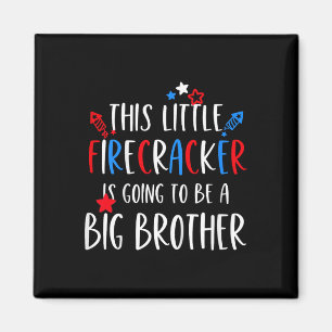 Big Brother 4th Of July Toddler Boy Independence D Magnet