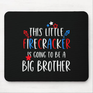 Big Brother 4th Of July Toddler Boy Independence D Mouse Pad