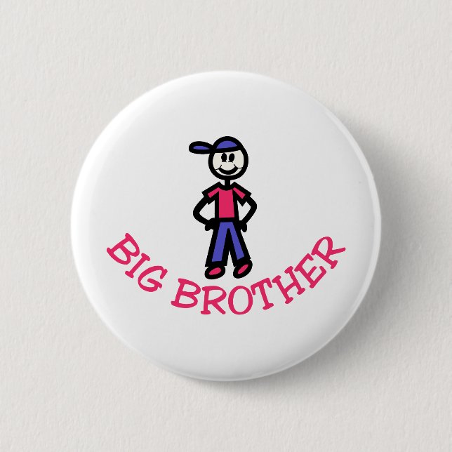 Big Brother 6 Cm Round Badge (Front)