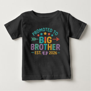 big brother announcement clothing 2026 baby T-Shirt