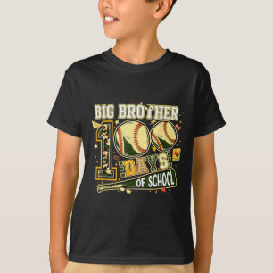 Big Brother Baby Brother Boy Maternity 100 Days Of T-Shirt