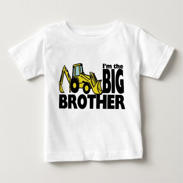 Big Brother Backhoe Baby T-Shirt (Front)