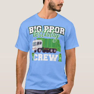 Big Brother Birthday Crew Garbage Truck Family Mat T-Shirt