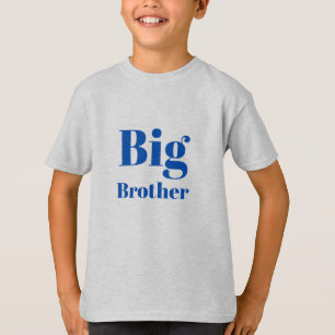 Big Brother Blue letters Boys' T-Shirts