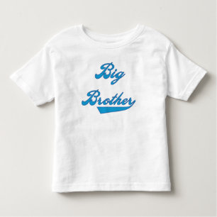 Big Brother Blue Text Toddler T-Shirt