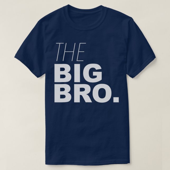 Big Brother Boys  For Kids & Adult - The Big Broth T-Shirt (Design Front)