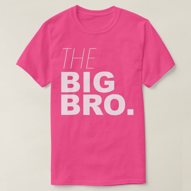 Big Brother Boys  For Kids & Adult - The Big Broth T-Shirt (Design Front)