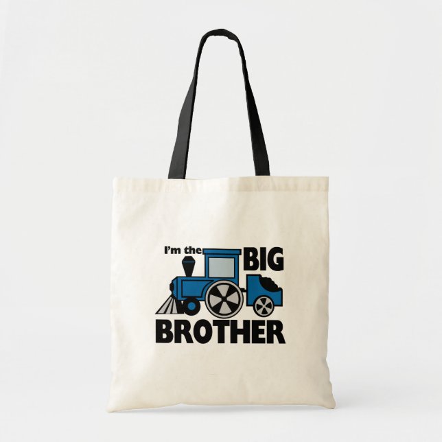 Big Brother Choo Choo Train Tote Bag (Front)