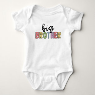 Big Brother Cute Promoted to Brother Baby Bodysuit