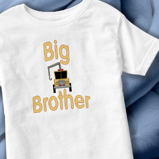 Big Brother Cute Yellow Tow Truck Toddler T-Shirt