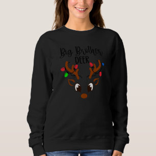 Big Brother Deer Matching Family Christmas Set Sweatshirt