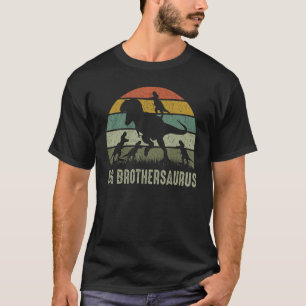 Big Brother Dinosaur T Rex Big Brothersaurus 4 kid T-Shirt