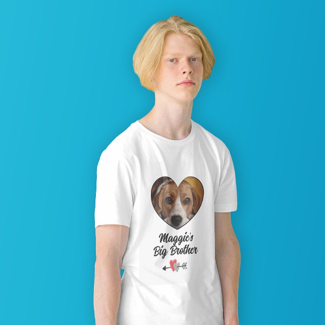 Big brother dog personalised photo T-Shirt (Creator Uploaded)
