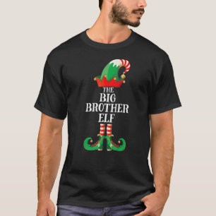 Big Brother Elf Matching Family Group Christmas Pa T-Shirt