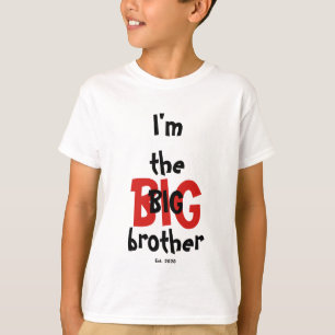 Big Brother Est. Red Black Announcement T-Shirt