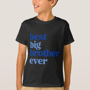 Big Brother Ever Gray With Blue Text Boys _2 T-Shirt