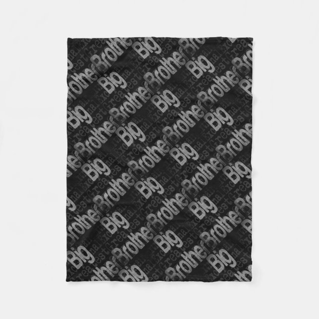 Big Brother Extraordinaire Fleece Blanket (Front)