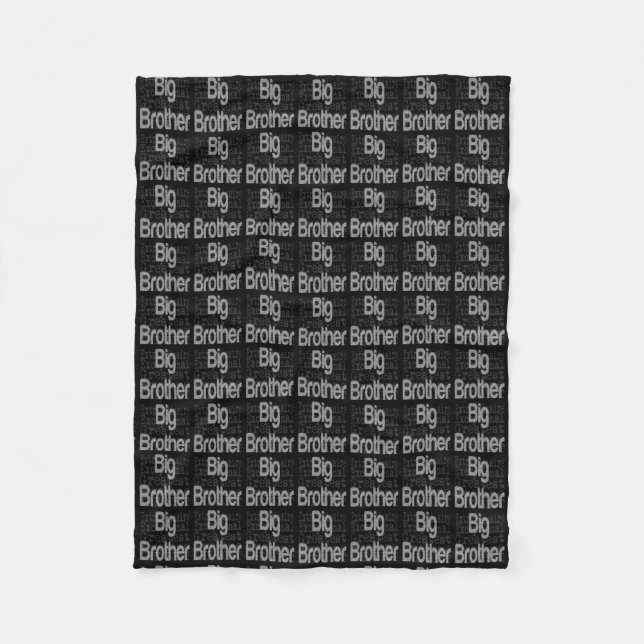 Big Brother Extraordinaire Fleece Blanket (Front)