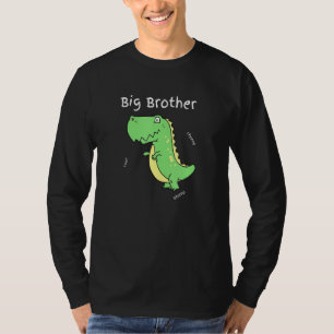 Big Brother Funny T Rex Dinosaur For Boys T-Shirt