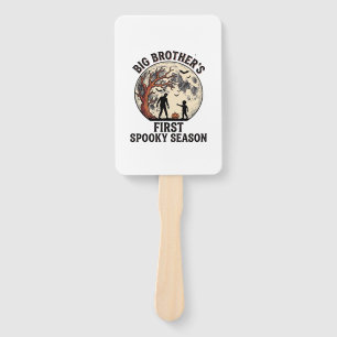 Big Brother Halloween First Spooky Season Vintage  Hand Fan