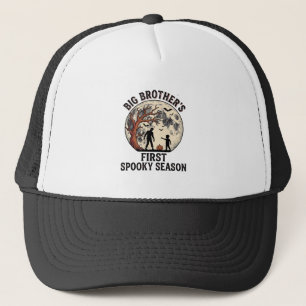 Big Brother Halloween First Spooky Season Vintage Trucker Hat