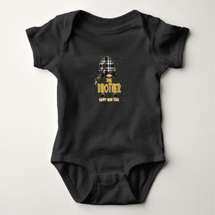 Big Brother Happy New Year Matching gift Baby Bodysuit