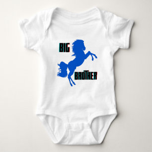 Big Brother Horse Rearing Baby Bodysuit