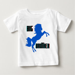 Big Brother Horse Rearing Baby T-Shirt