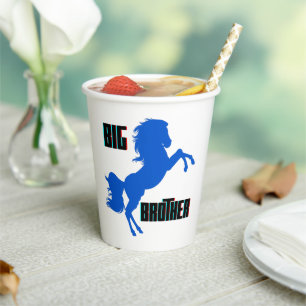 Big Brother Horse Rearing Paper Cups